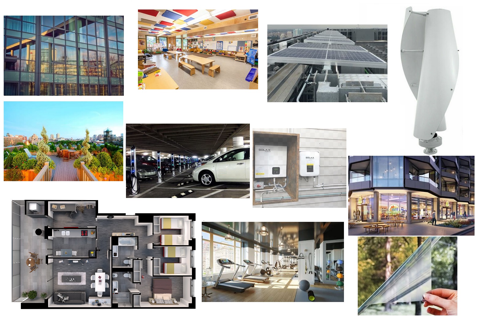 Office Building to Energy Efficient Residential Building Conversion Scheme